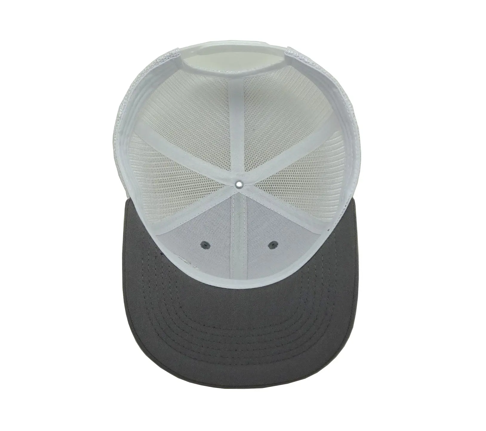 Gray Caps Custom 2D Embroidery Logo Trucker Hat Caps Brand Vietnam Factory Hat for Business Snapback Hat 6