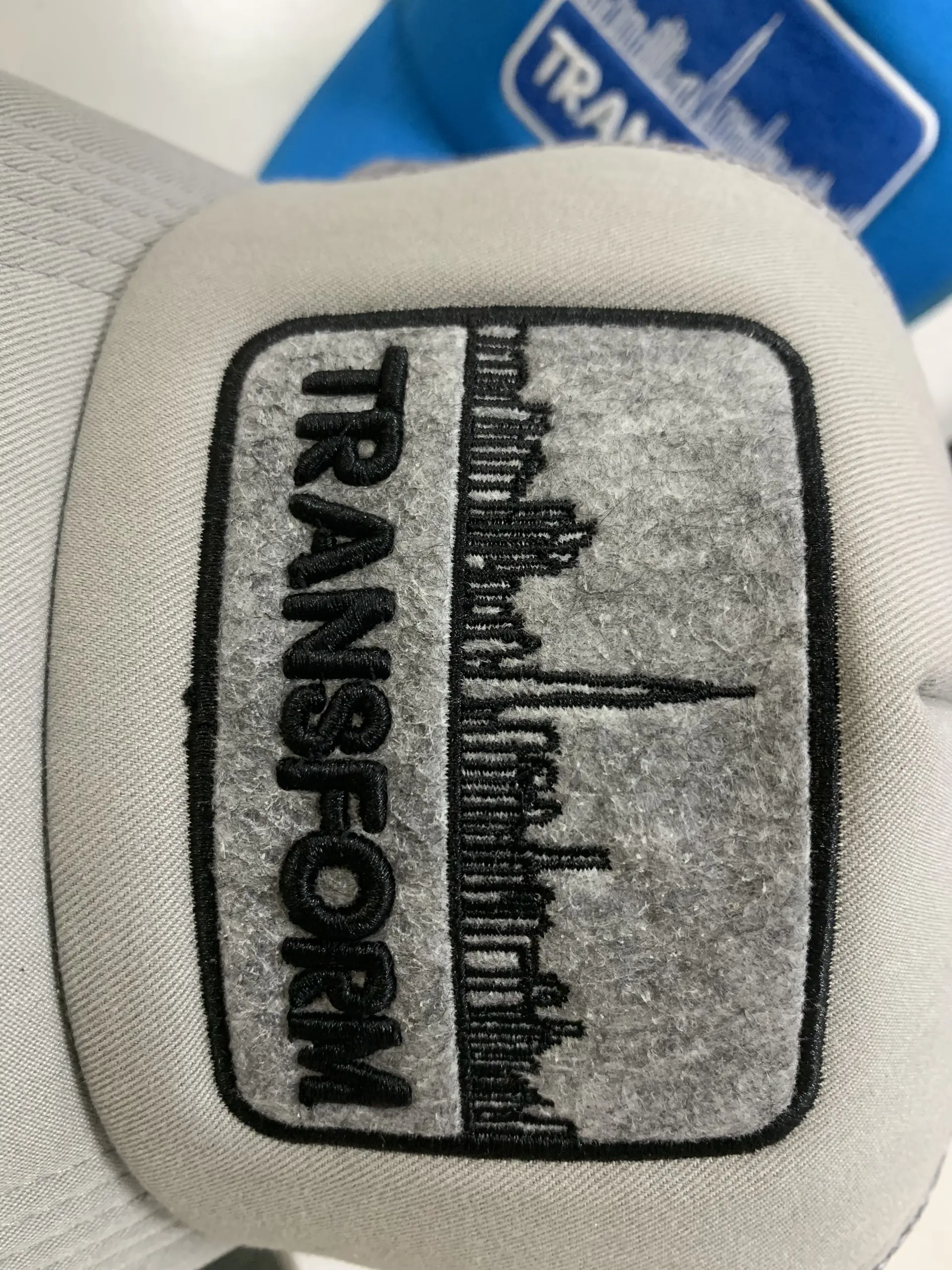 Gray Foam Hat Unisex Puff Dad Hat Embroidery on Felt Patch Snapback Caps Vietnam Promotional Brand Hats Custom Design 6