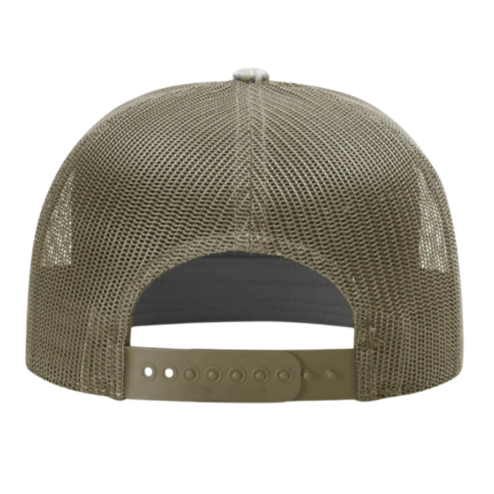 Gray/Mossy Camouflage Truckle Hat 7 Panel Gorras Digital Printed Waterfowl On Front Adjustable Single Row Buckle Snapback Unisex 6