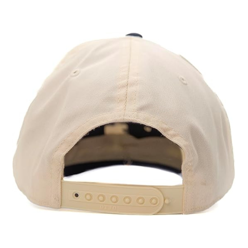 Green Embroidery Logo Patch 5 Panel Baseball Cap Black Brim White Single Row Buckle Snapback Closure Custom Label and Tag Inside 5