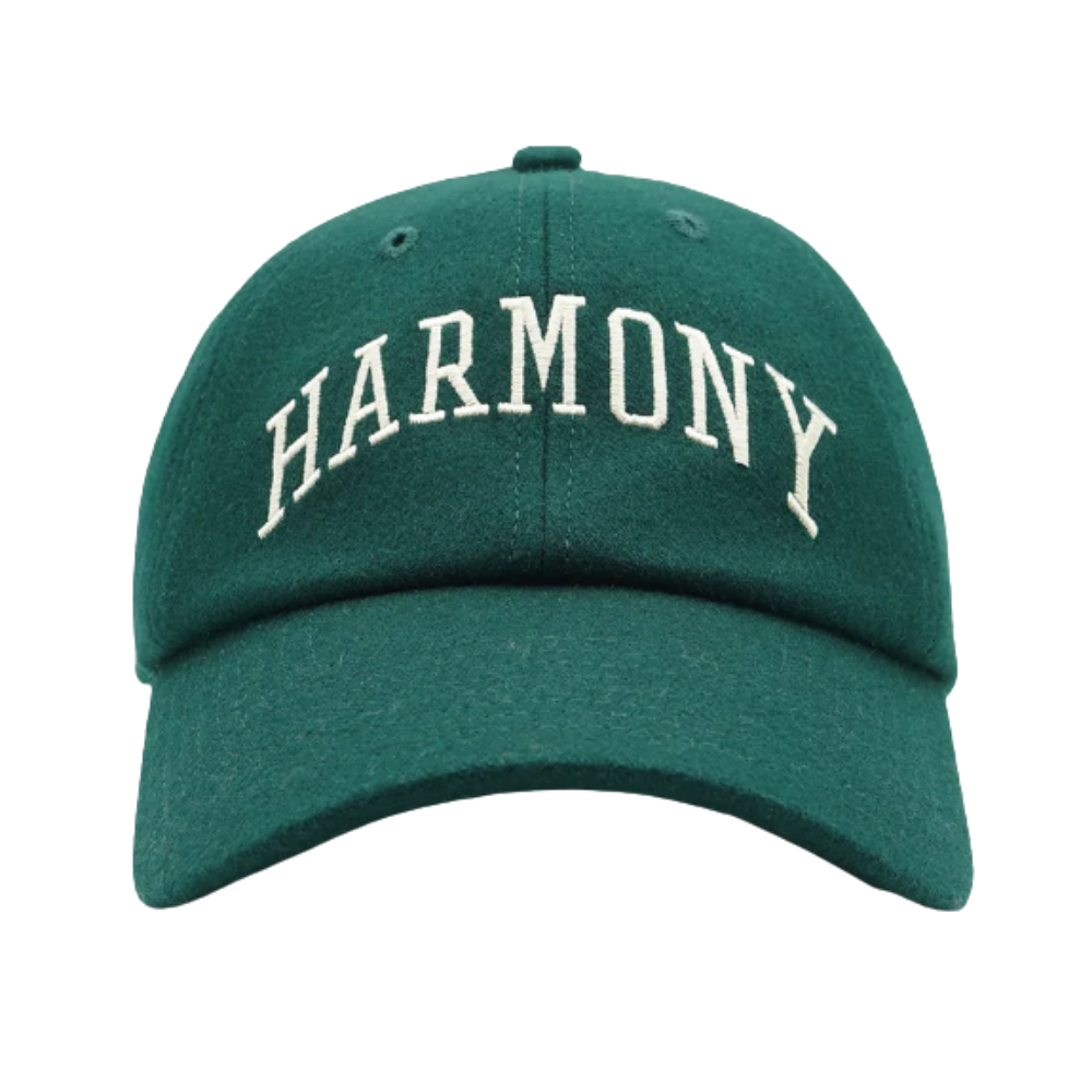 Green Forest Baseball Cap Dad Hat Gorras Unstructured 2D Embroidered Logo On Front And Back Curved Mental Strap Back Closure OEM