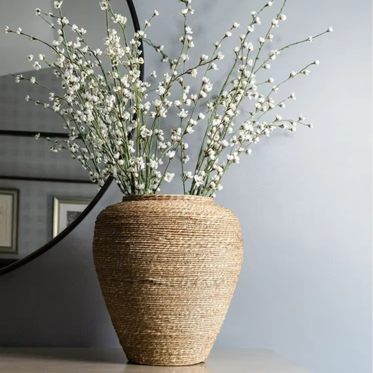 Handmade natural seagrass vase Made in Vietnam Ecofriendly material for Home Decor and tableware decoration Wholesale 3