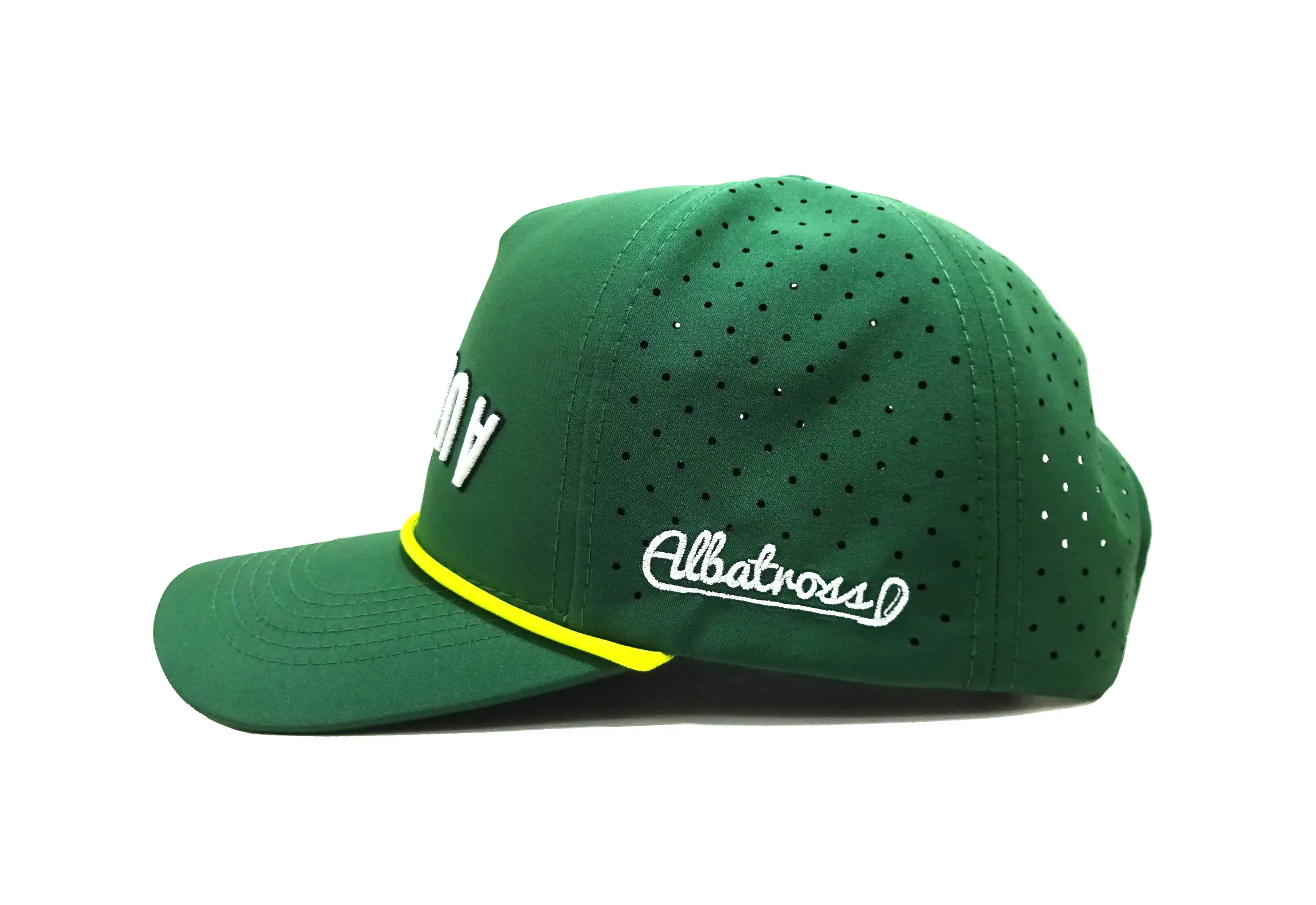 Hats for Sale High Quality 5 Panel Custom Laser Cut Baseball Cap with Rope Embroidery Logo Sports Cap for Unisex 4