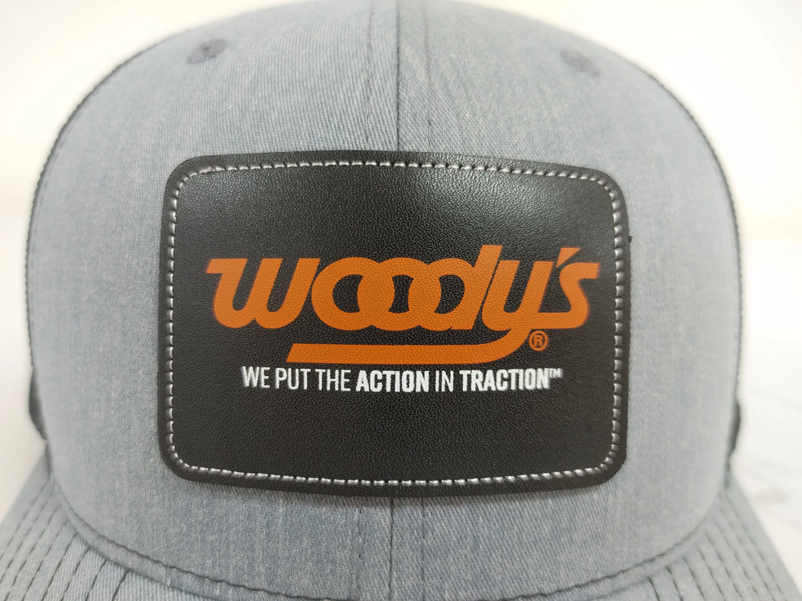 Heather Leather Patch Logo Trucker Hats Classic Snapback Caps Custom Sublimated Patch Gorras Vietnam 2