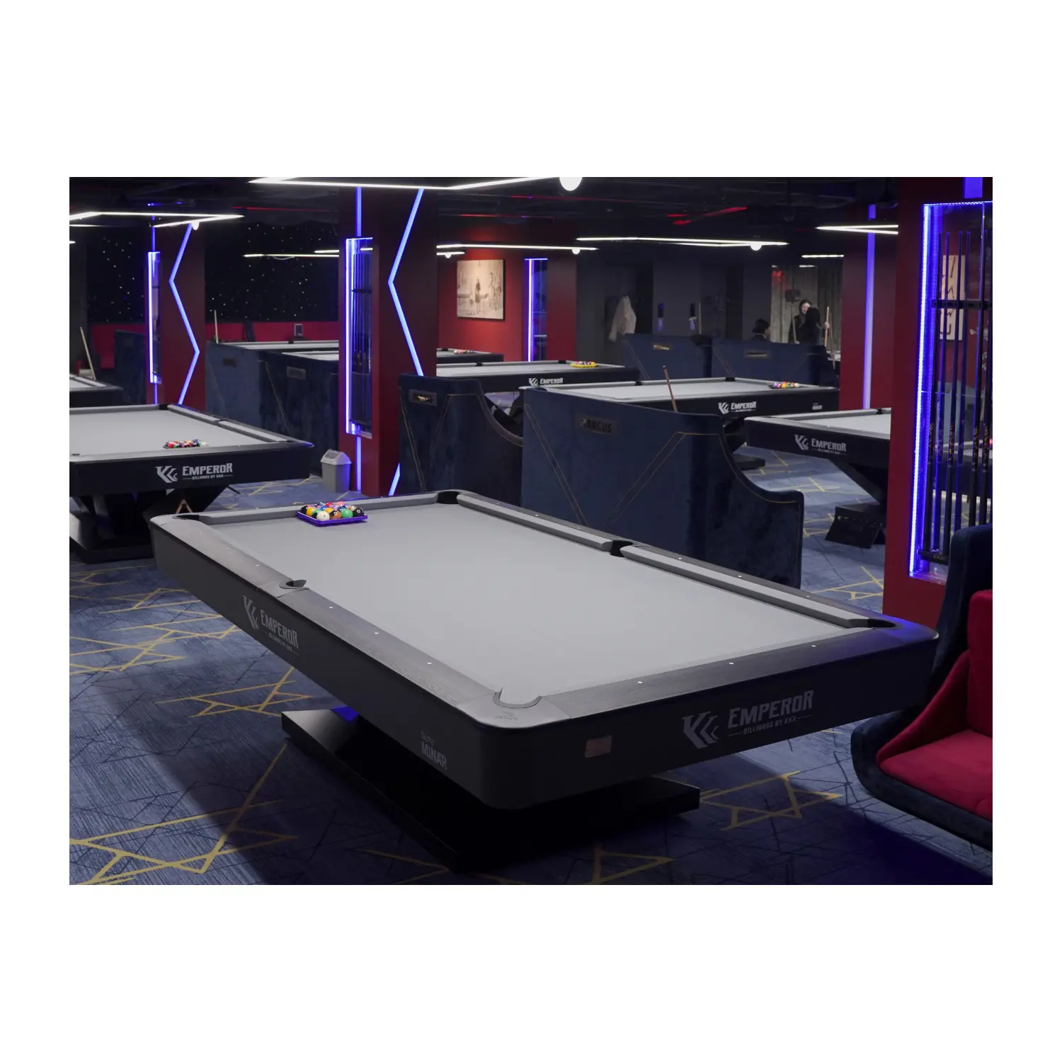 High-End Commercial Grade Pool Table Custom Size with Solid Wood Slate Surface & Rubber Cushion for Precision Play 1