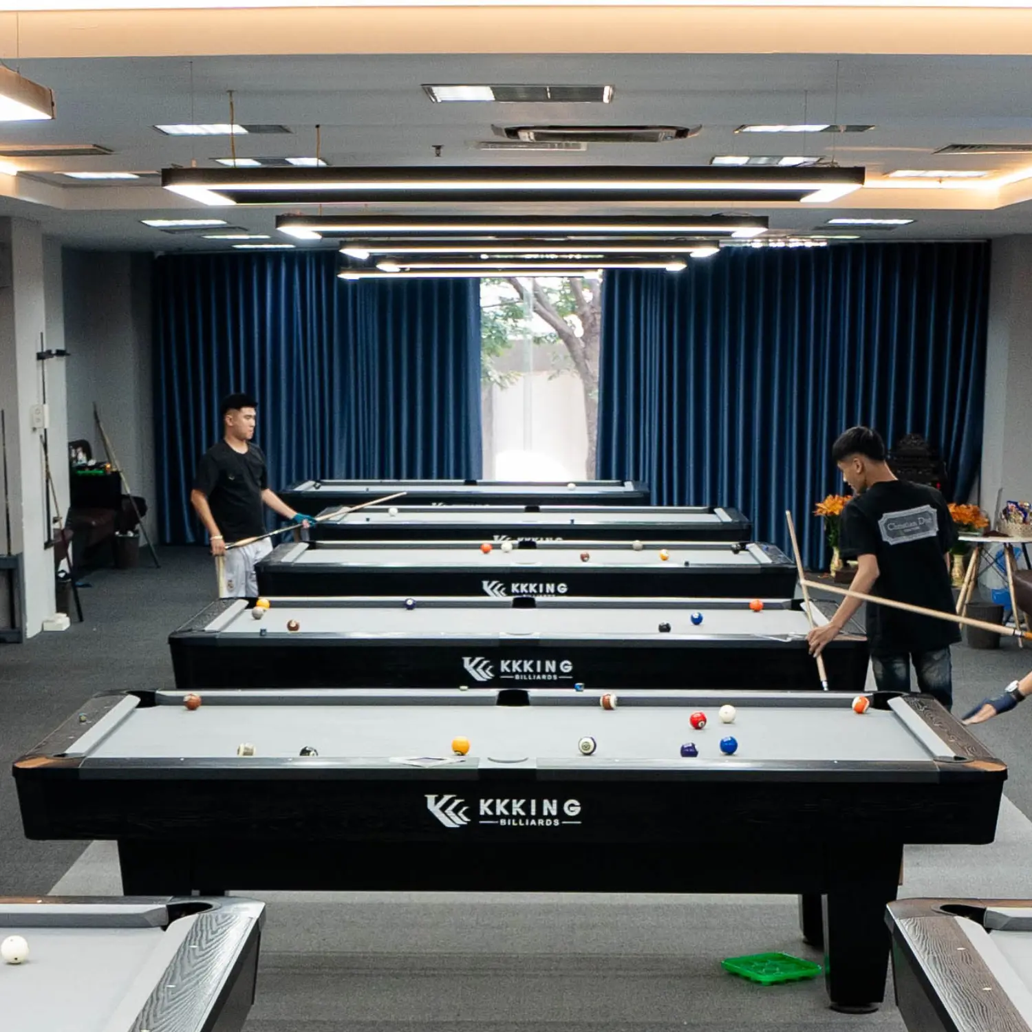 High-End Commercial Grade Pool Table Custom Size with Solid Wood Slate Surface & Rubber Cushion for Precision Play 6