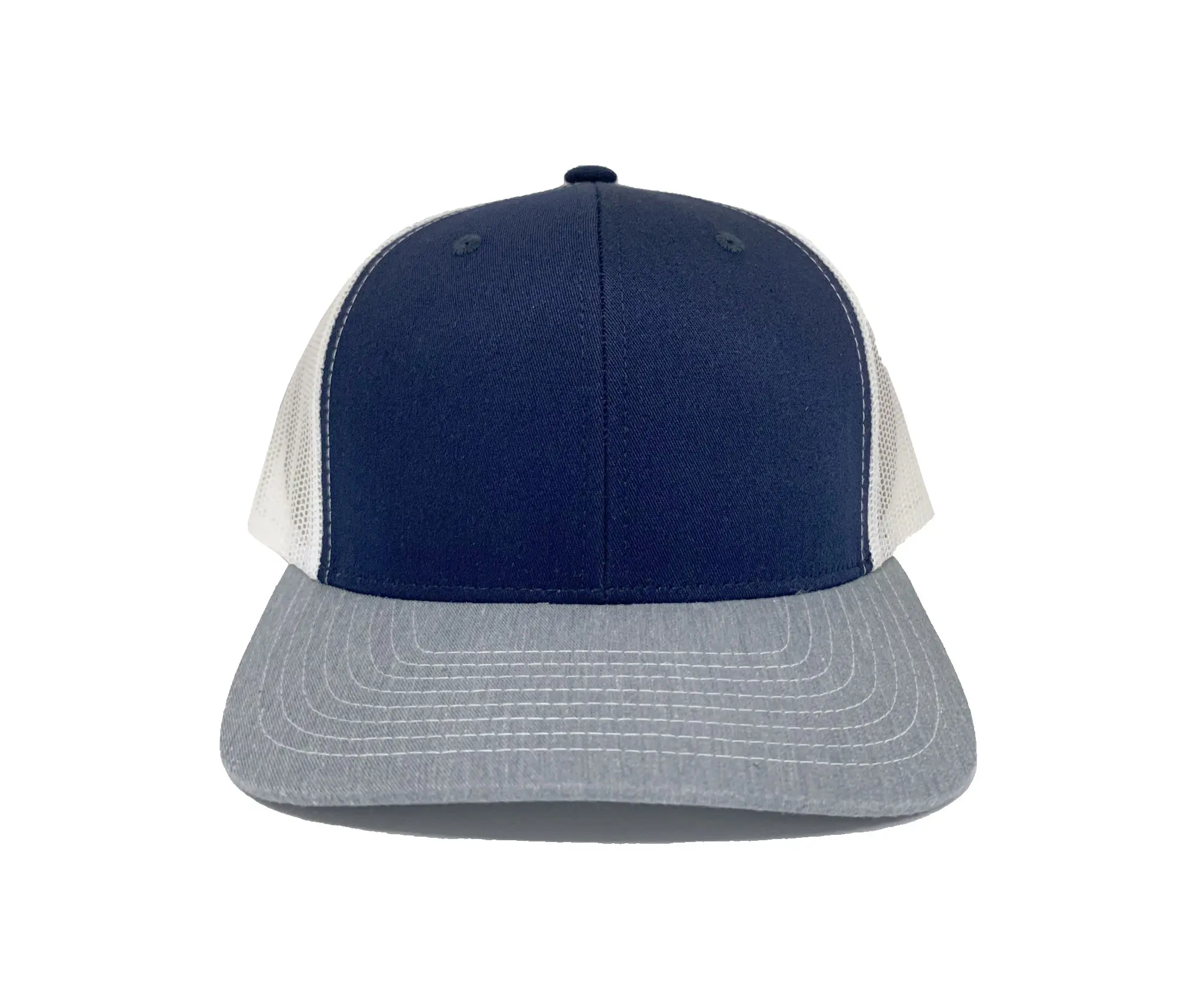 High Fashion Plain Navy Blue Outdoor Trucker Hat High Quality Plastic Buckle Adjustable Size Sports Cap Snapback Cap for Man 1