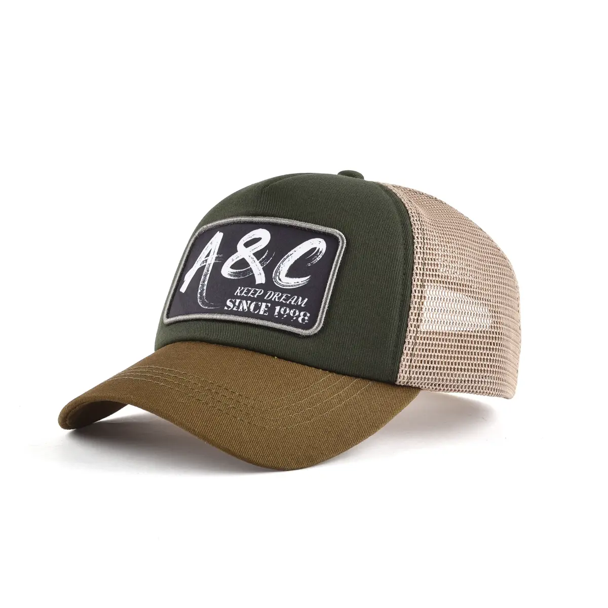 High Fashion Wholesale Adjustable Size 6 Panels Trucker Hat With Custom Logo High Quality Outdoor Travel Golf Shade Trucker Hat 4
