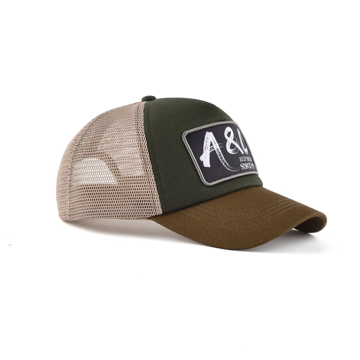 High Fashion Wholesale Adjustable Size 6 Panels Trucker Hat With Custom Logo High Quality Outdoor Travel Golf Shade Trucker Hat 2