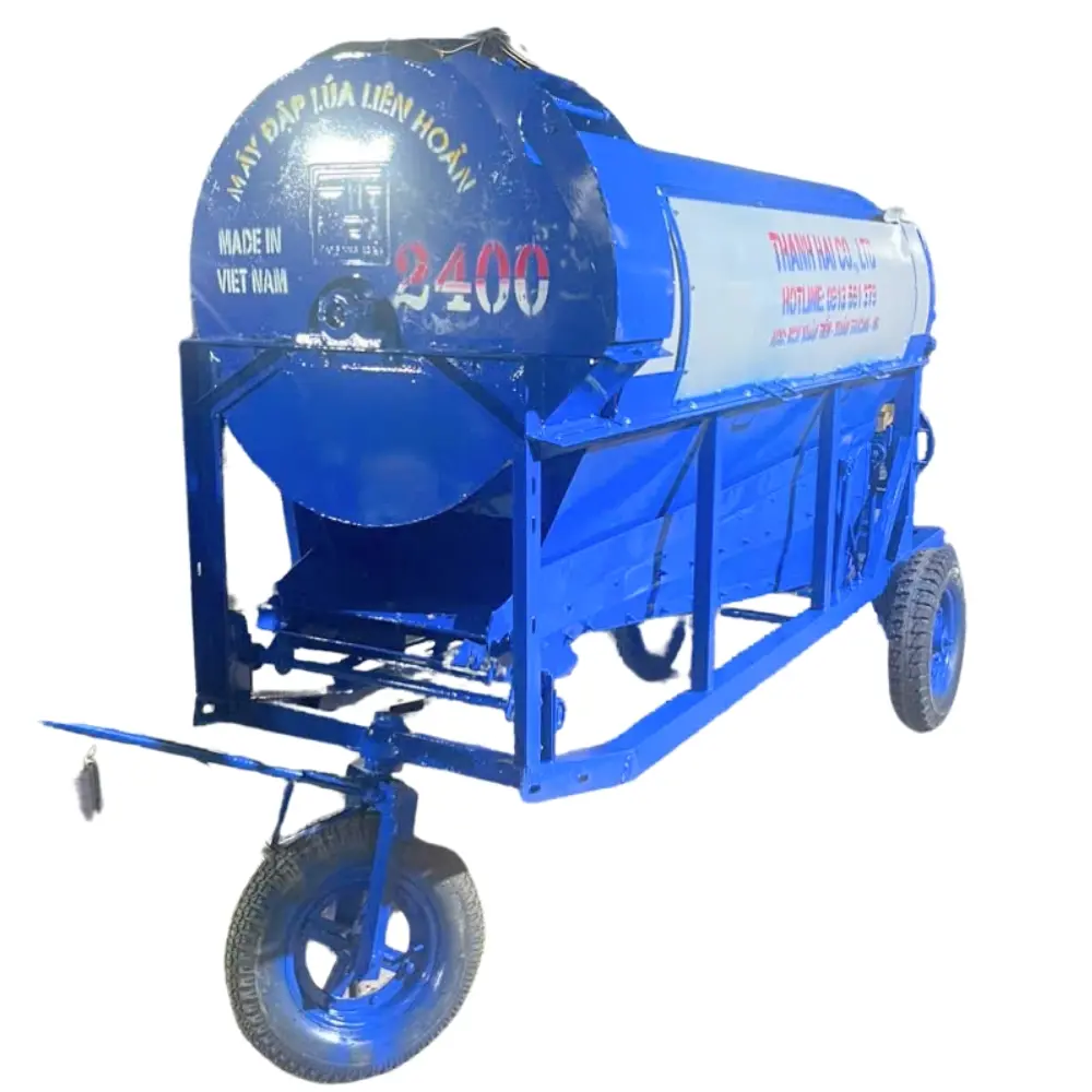 High Productivity Paddy Rice Thresher Machine 3000kg/h from Vietnam Factory Ready to Export 3