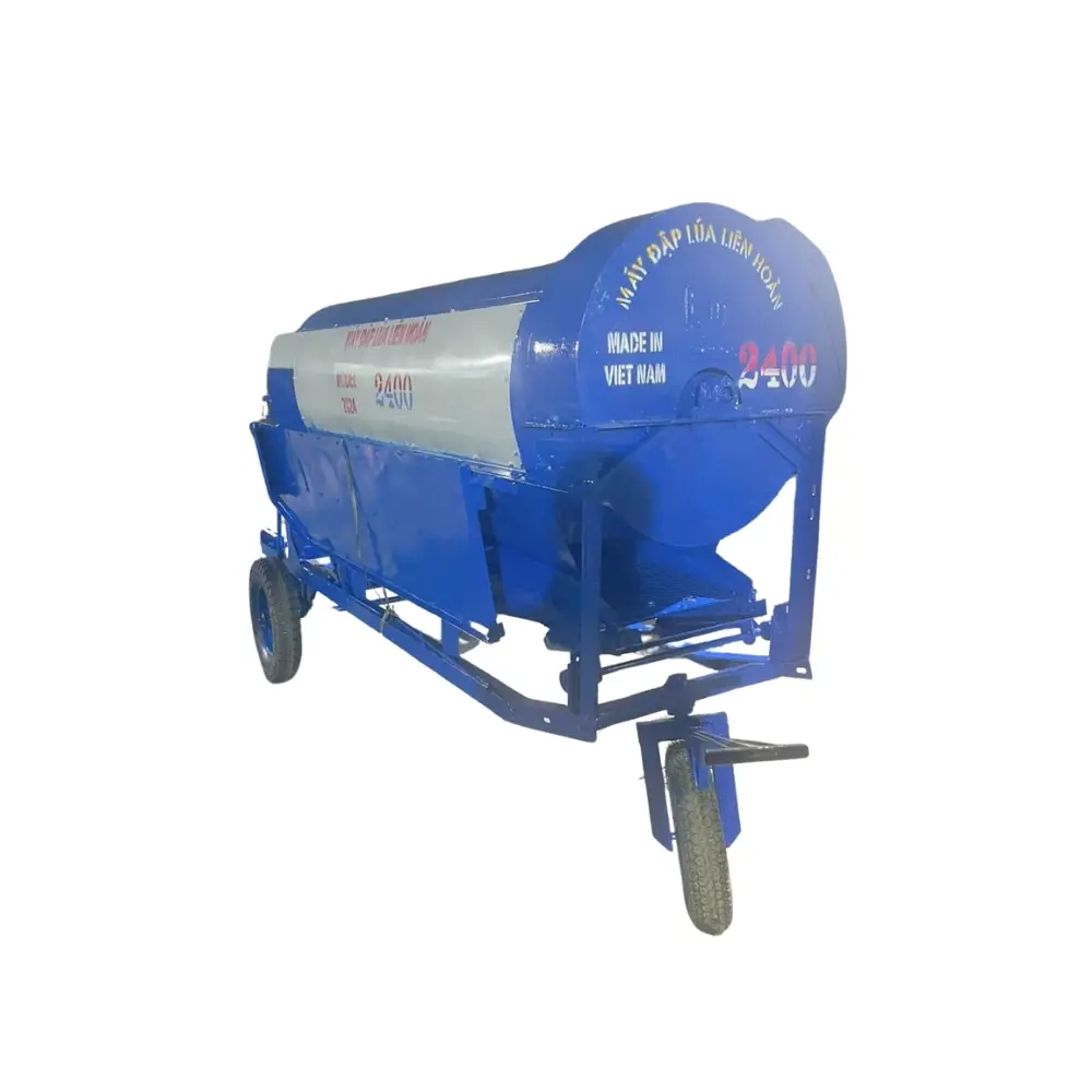 High Productivity Paddy Rice Thresher Machine 3000kg/h from Vietnam Factory Ready to Export 4