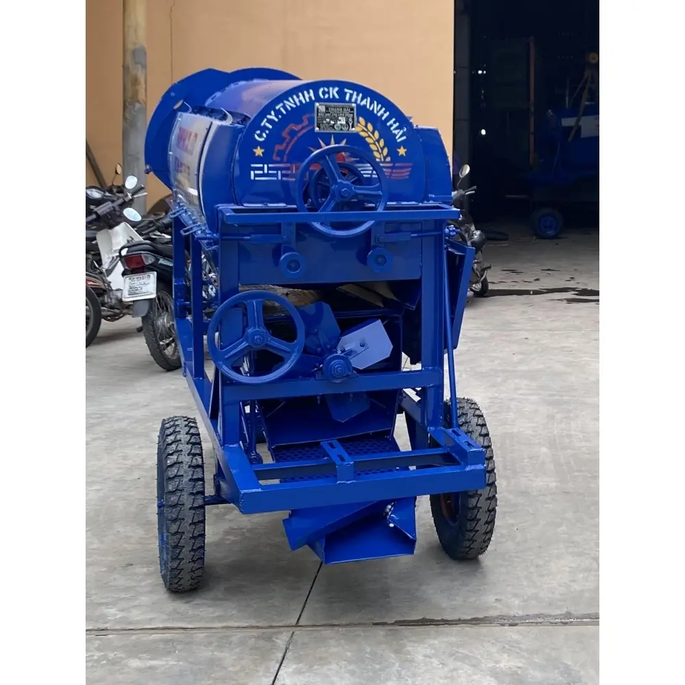 High Productivity Paddy Rice Thresher Machine 3000kg/h from Vietnam Factory Ready to Export 5