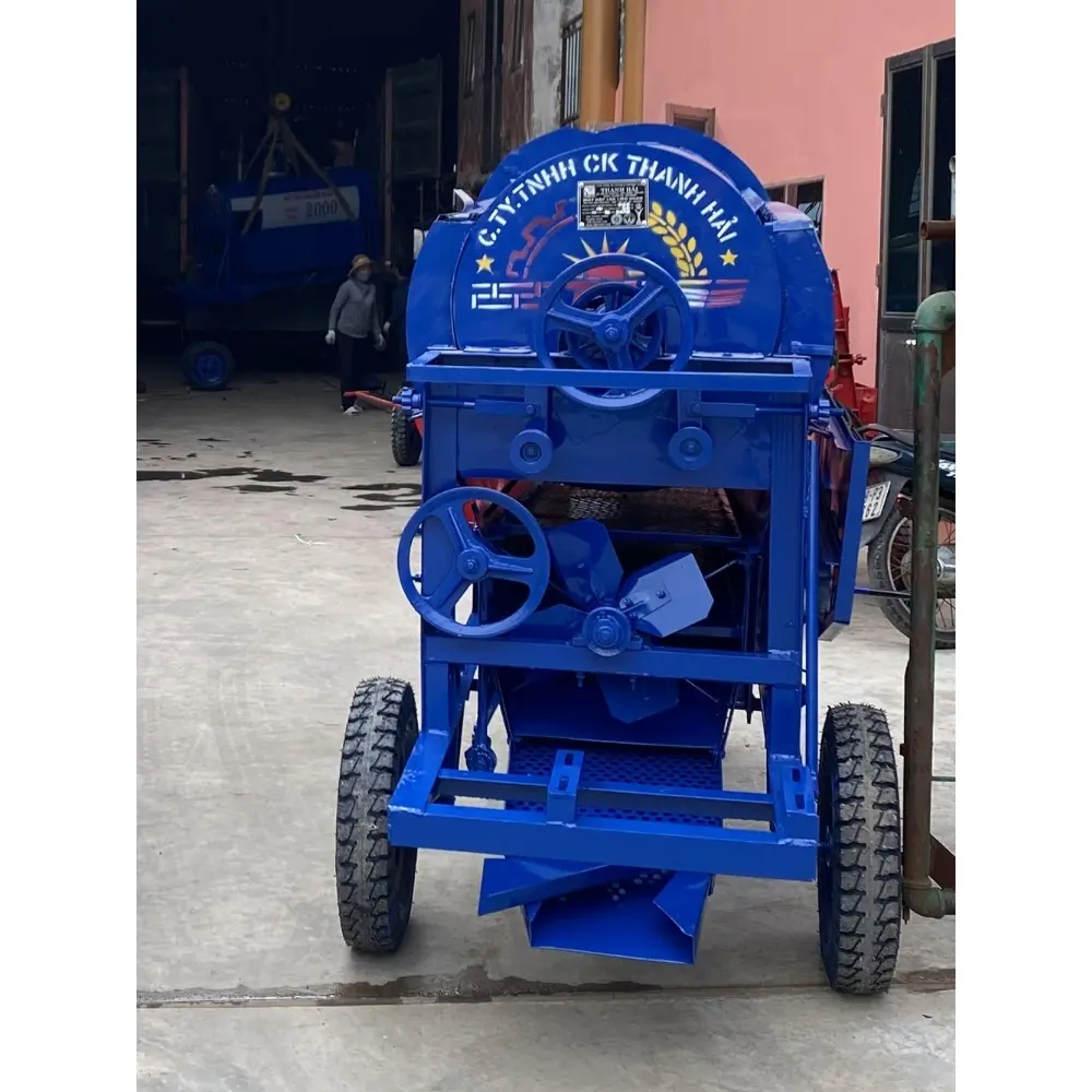 High Productivity Paddy Rice Thresher Machine 3000kg/h from Vietnam Factory Ready to Export 6