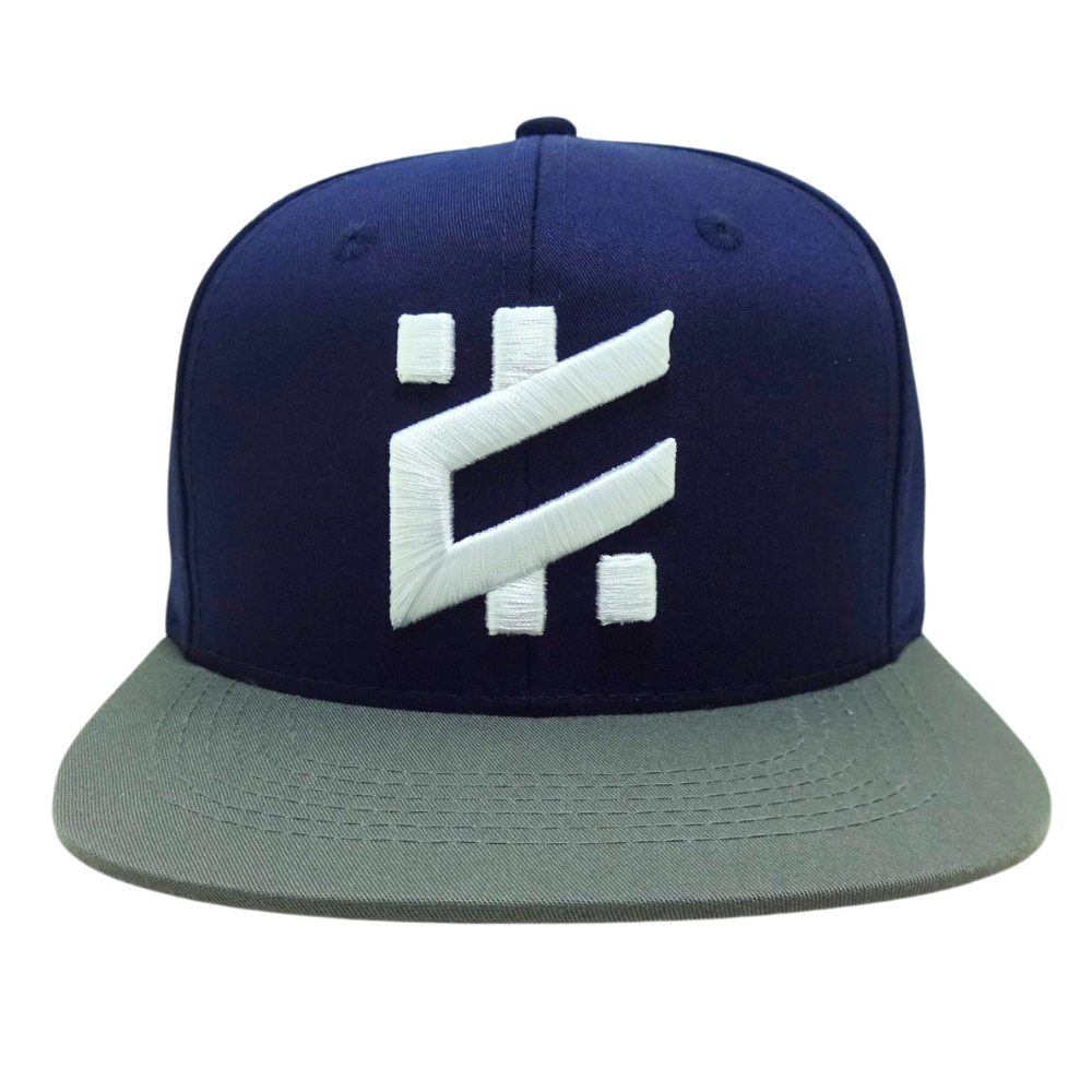 High Proflie Gorras Snapback 6 Panel Embroidered Logo Cap Hat Flat Brim Two Tone Plastic Single Row Buckle Closure For Shopping 4