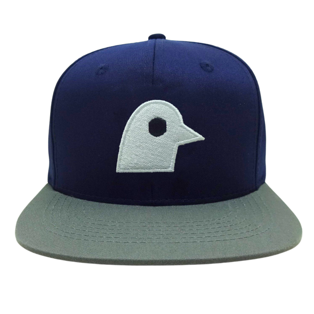 High Proflie Gorras Snapback 6 Panel Embroidered Logo Cap Hat Flat Brim Two Tone Plastic Single Row Buckle Closure For Shopping 3