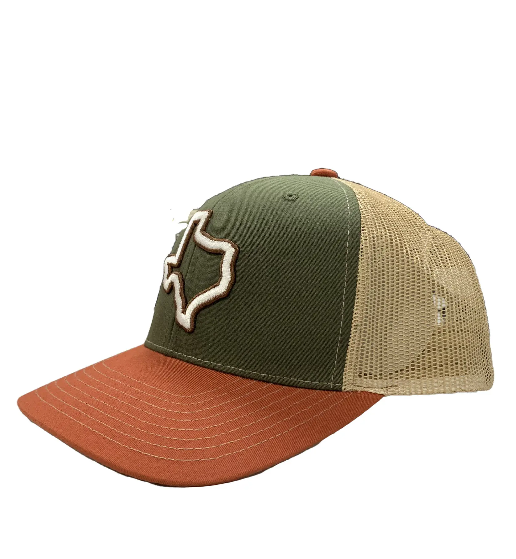 High Quality 3D Embroidery Logo Trucker Hats Promotional Brand Caps in Vietnam Factory  6 Panel Headwear Snapback Cap 3