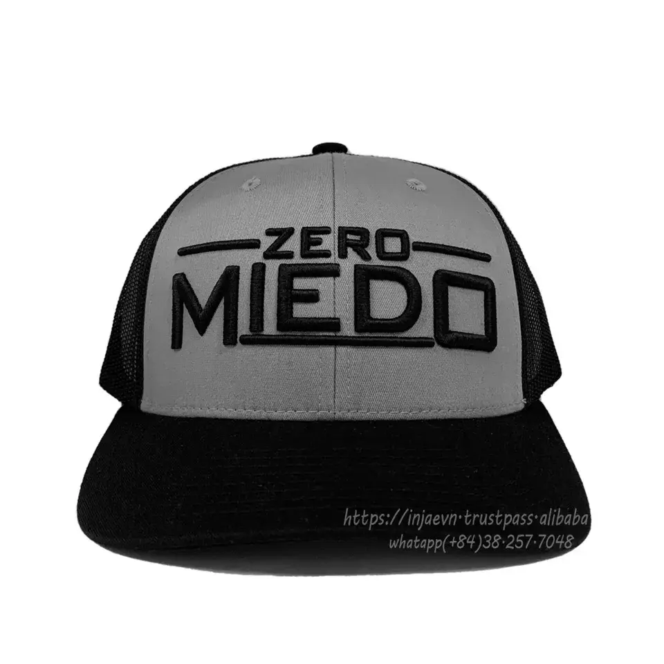 High Quality 3D Embroidery Trucker Hats Men Sport Caps Richardson 112 Form Gorras 6 Panels For  Brand Name  in Vietnam 6