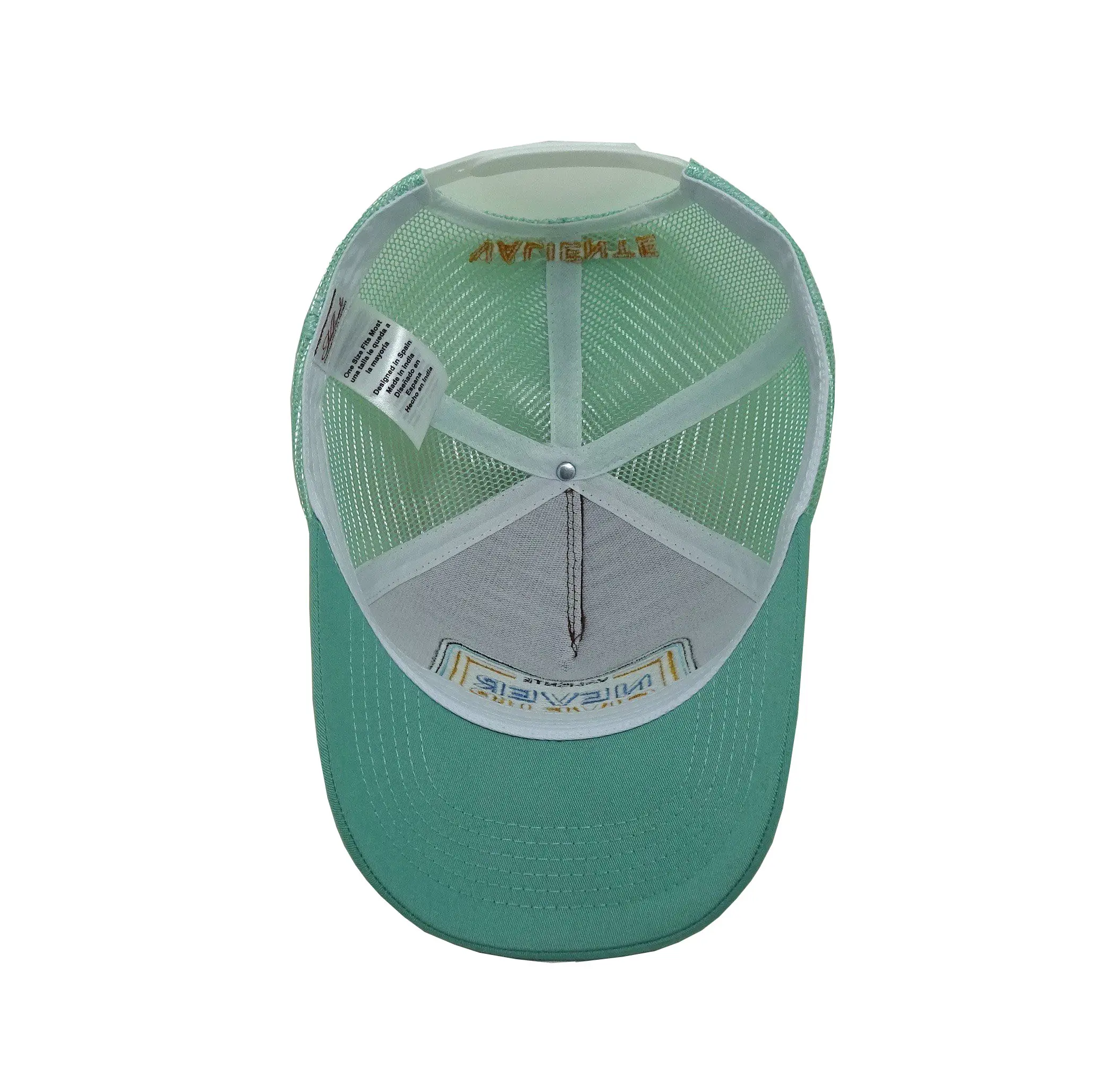 High Quality 5 Panels Customized Big Embroidery Patch Trucker Hats Custom Woven Patch Vietnam Supplier 5
