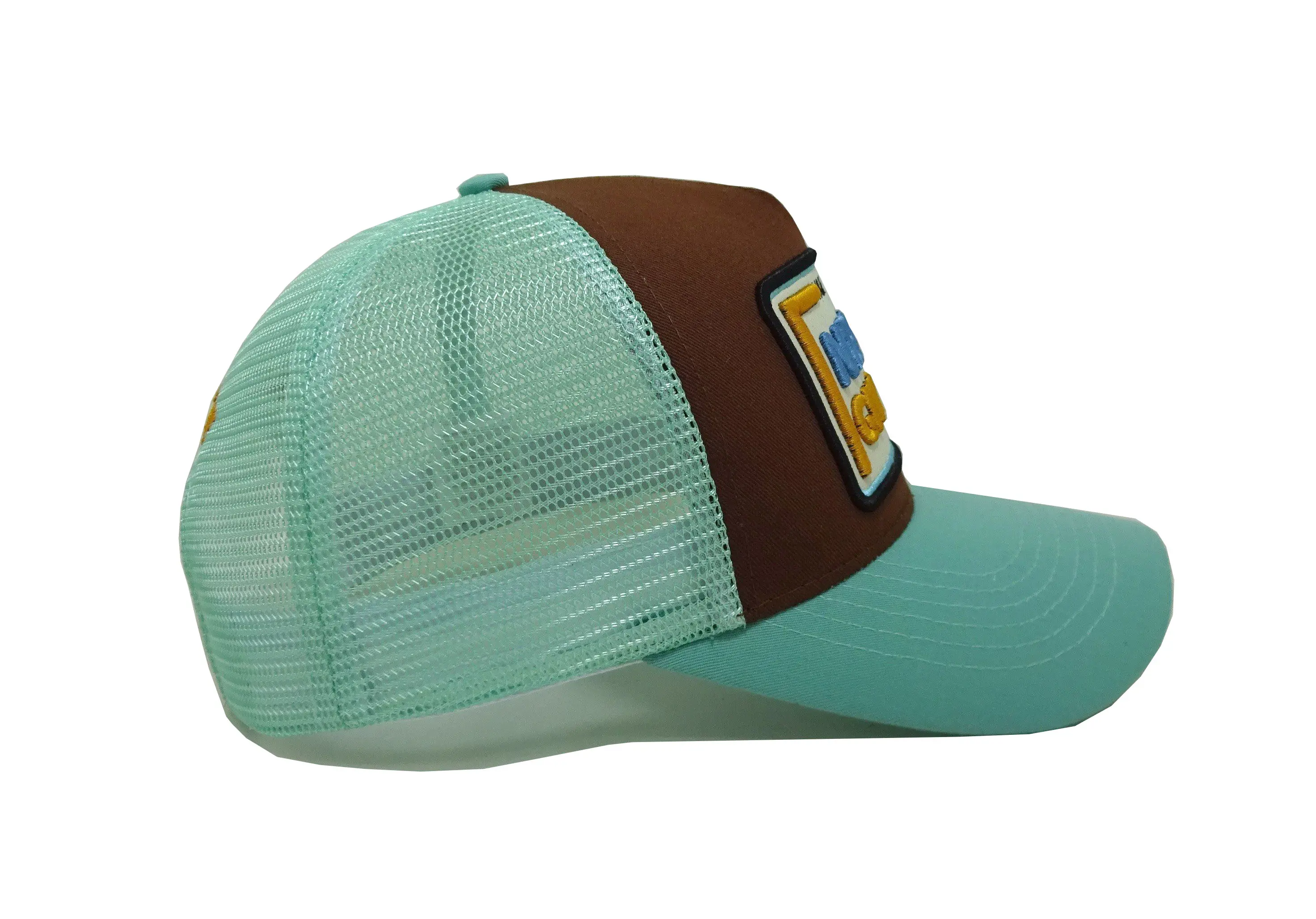 High Quality 5 Panels Customized Big Embroidery Patch Trucker Hats Custom Woven Patch Vietnam Supplier 3