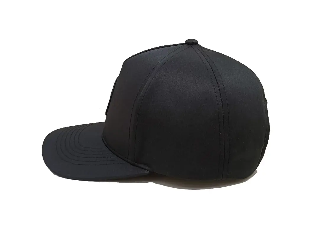High Quality 5 Panels Polyester Sport Golf Hat PVC Logo Custom Design Snapback Caps Rubber Logos Vietnam Factory Hat 3