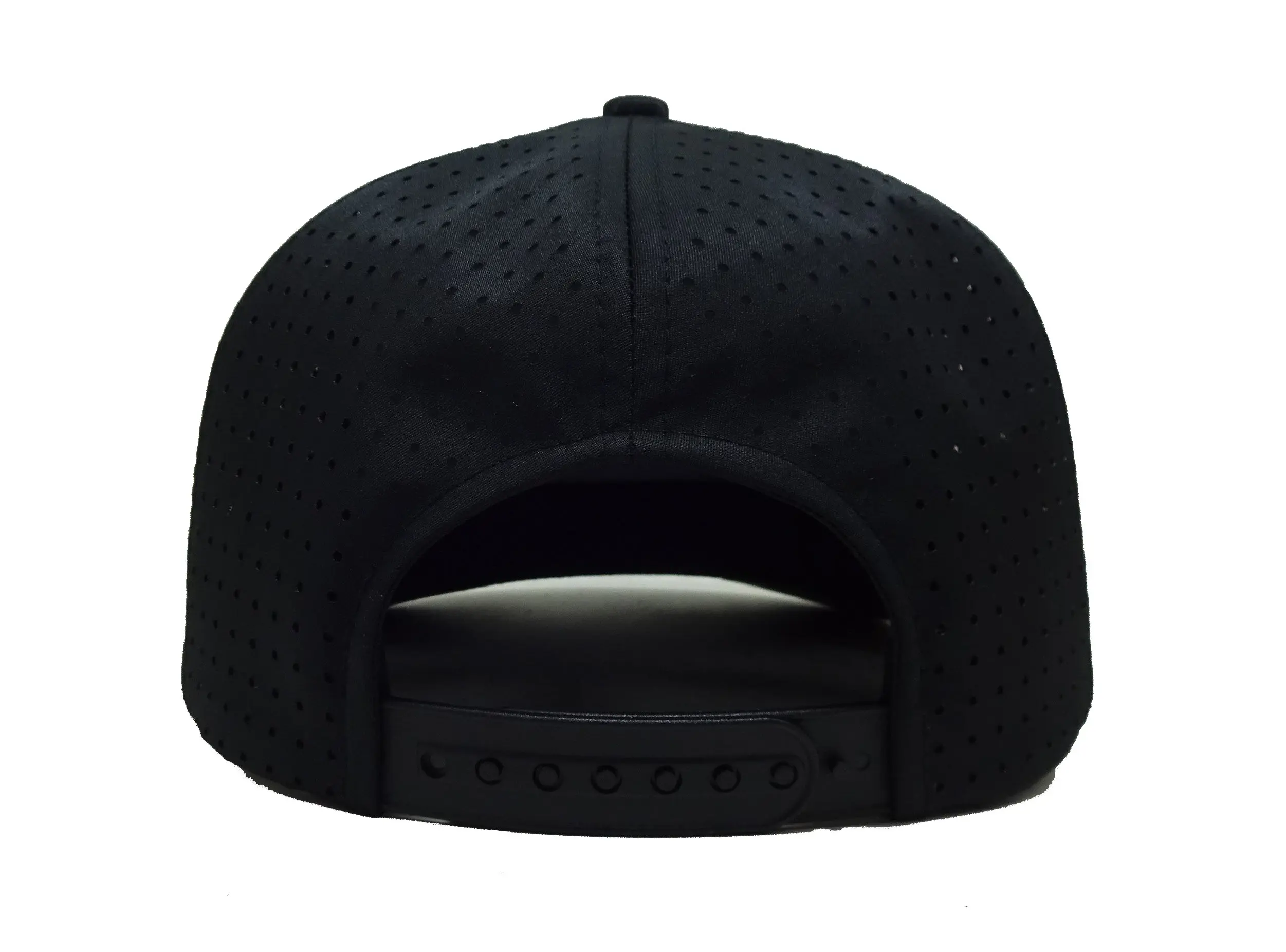High Quality 5 Panels Polyester Sport Golf Hat Rope PVC Logo Custom Design Snapback Caps Rubber Logos Vietnam Factory Hat 5