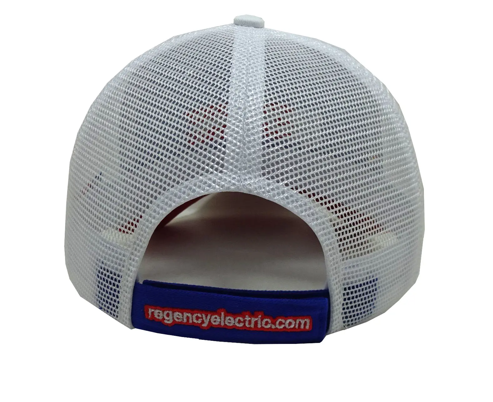 High Quality 6-Panel Curved Brim Red/Blue Color 2D/3D Embroidery Medium Profile Cotton and Mesh Fabric Trucker Hat for Man 5