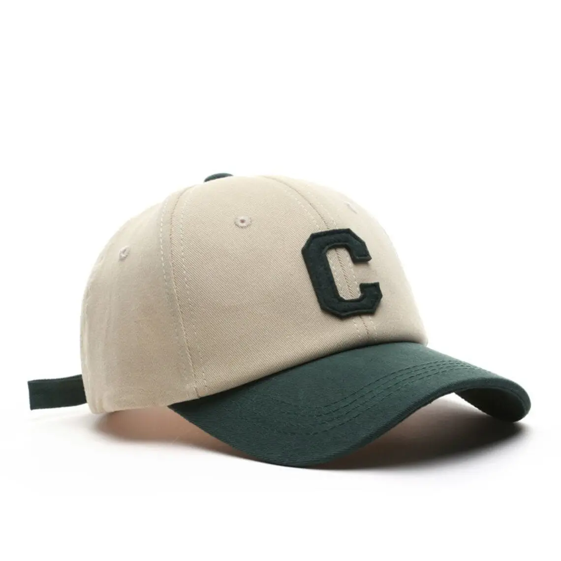 High Quality 6-Panel Curved Brim Various Color Low Profile 65% Cotton and 35% Polyester Fabric Baseball Caps in Vietnam Company 3