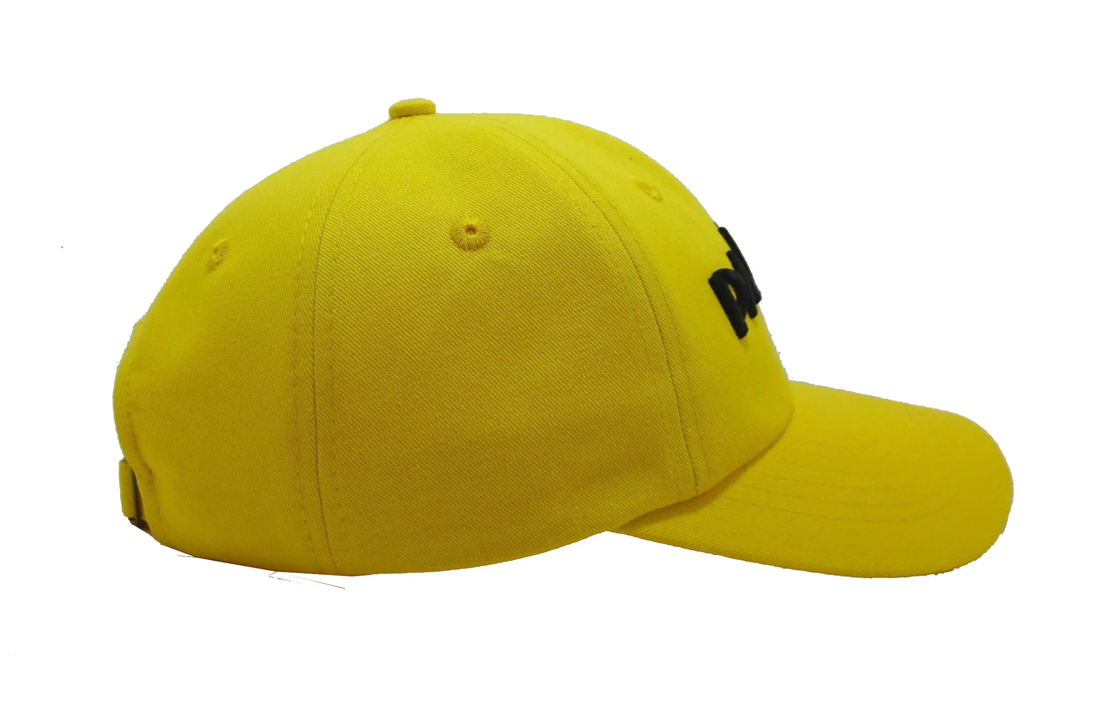 High Quality Baseball Cap Custom 3D Embroidery Low Profile Yellow Color Unstructured Baseball Cap for Unisex in Vietnam Factory 5