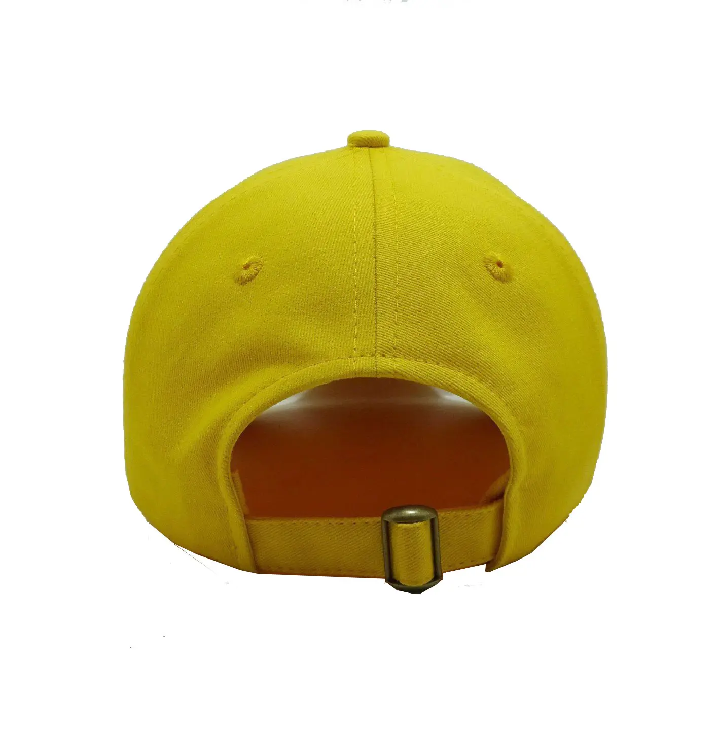 High Quality Baseball Cap Custom 3D Embroidery Low Profile Yellow Color Unstructured Baseball Cap for Unisex in Vietnam Factory 7