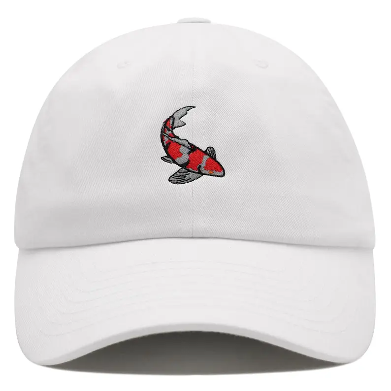 High Quality Baseball Cap Fish Embroidered Logo Vietnam Made Hat Custom Gorras For Casual Style Travel Unisex Animal Lovers L01 1