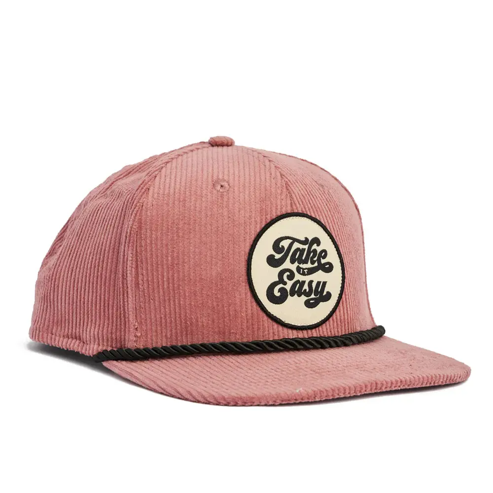 High Quality Corduroy Snapback Caps With Custom Logo Black Rope Wholesale Flat Cap 6 Panels Adjustable Size Snapback Cap 4