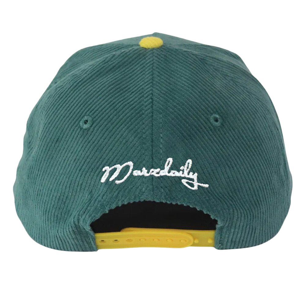 High Quality Corduroy Two Tone Baseball Cap Gorras 6 Panel Embroidered Logo Adjustable Plastic Single Row Buckle Snapback Unisex 4