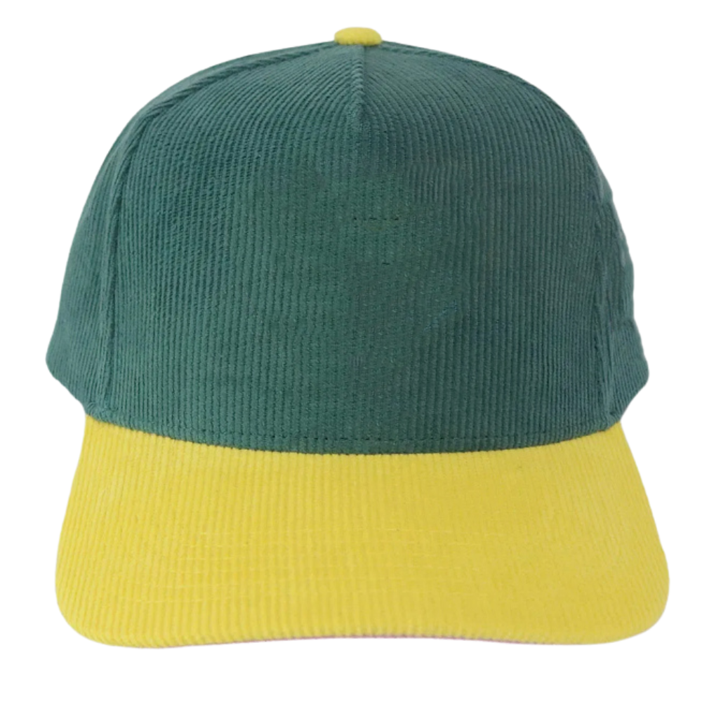 High Quality Corduroy Two Tone Baseball Cap Gorras 6 Panel Embroidered Logo Adjustable Plastic Single Row Buckle Snapback Unisex 5