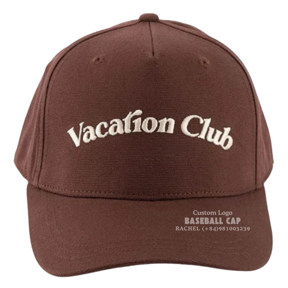 High Quality Cotton Baseball Caps 5 Panel Soft Structured Embroidered Logo Curved Brim Hat OEM Golf Gorras Sporty Styles Vietnam 4