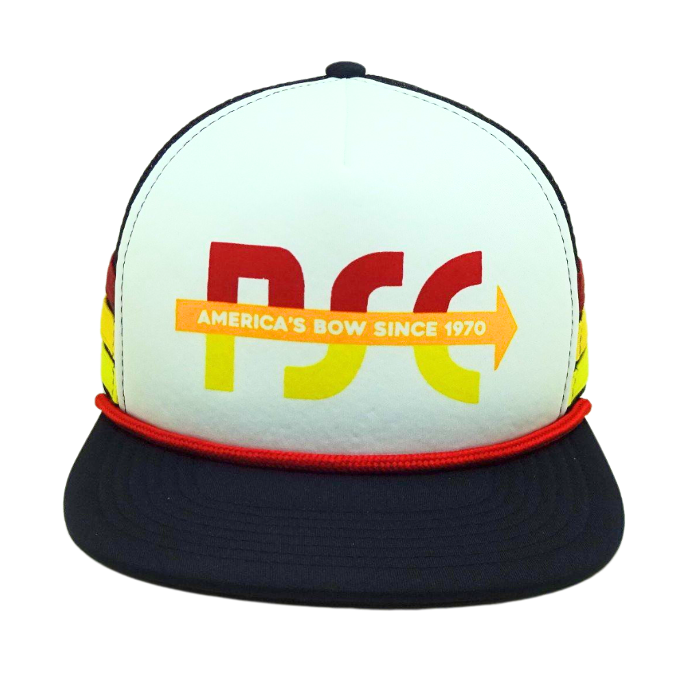 High Quality Custom 5 Panel Foam Trucker Hat Flat Brim Single Breasted Buckle Printed Seam Tapes White Black Mesh for Your Brand 2