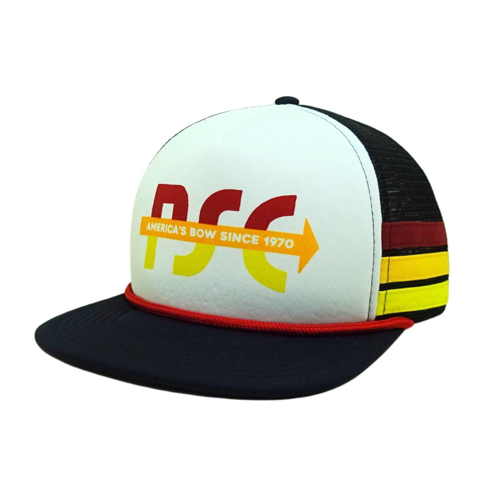 High Quality Custom 5 Panel Foam Trucker Hat Flat Brim Single Breasted Buckle Printed Seam Tapes White Black Mesh for Your Brand 4