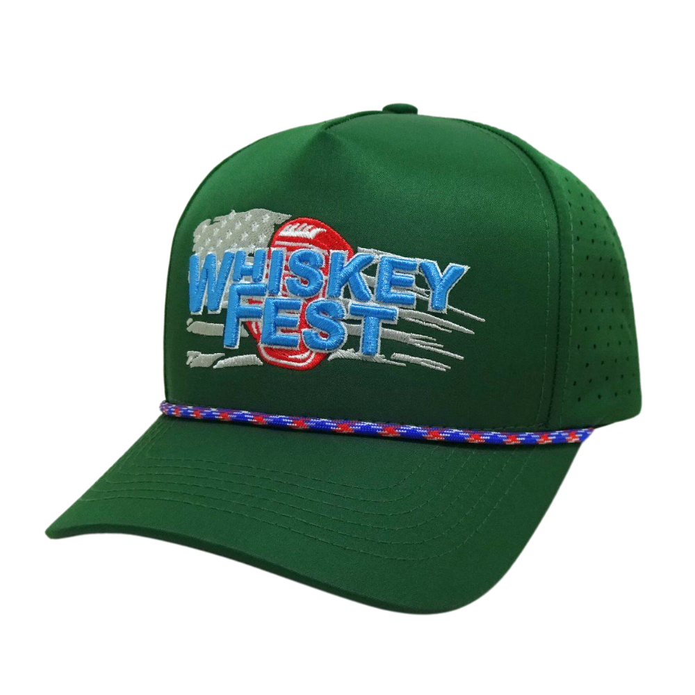 High Quality Custom Design Waterproof Laser Cut Hole Perforated Cap 2D 3D Embroidery Rubber Logo With Rope Structured Caps 5