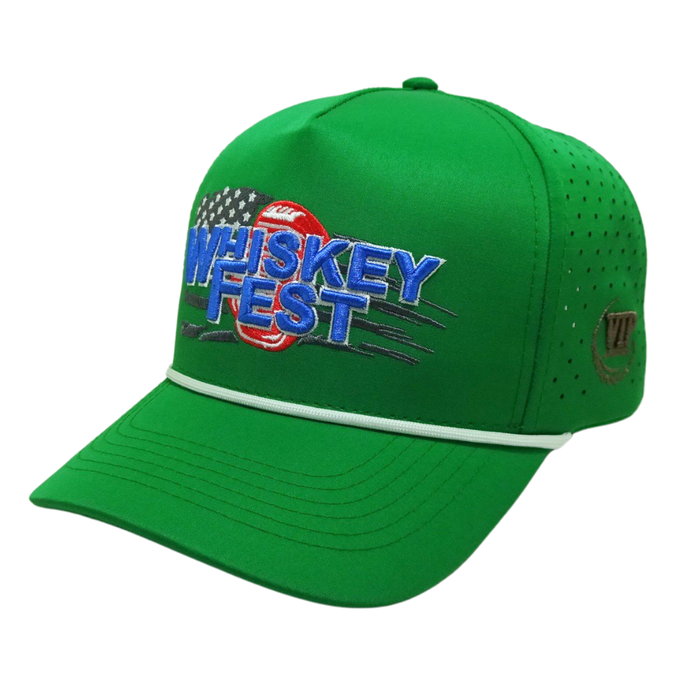 High Quality Custom Design Waterproof Laser Cut Hole Perforated Cap 2D 3D Embroidery Rubber Logo With Rope Structured Caps 7