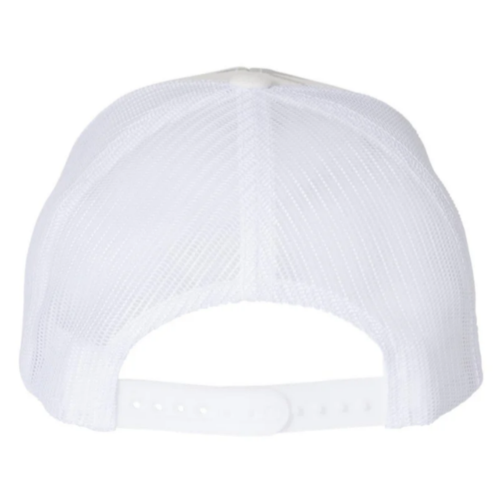 High Quality Custom Embroidered 6 Panel Y 6006 Trucker Hats Breathable Mesh Adjustable Single Row Buckle White/Black Wholesale 3