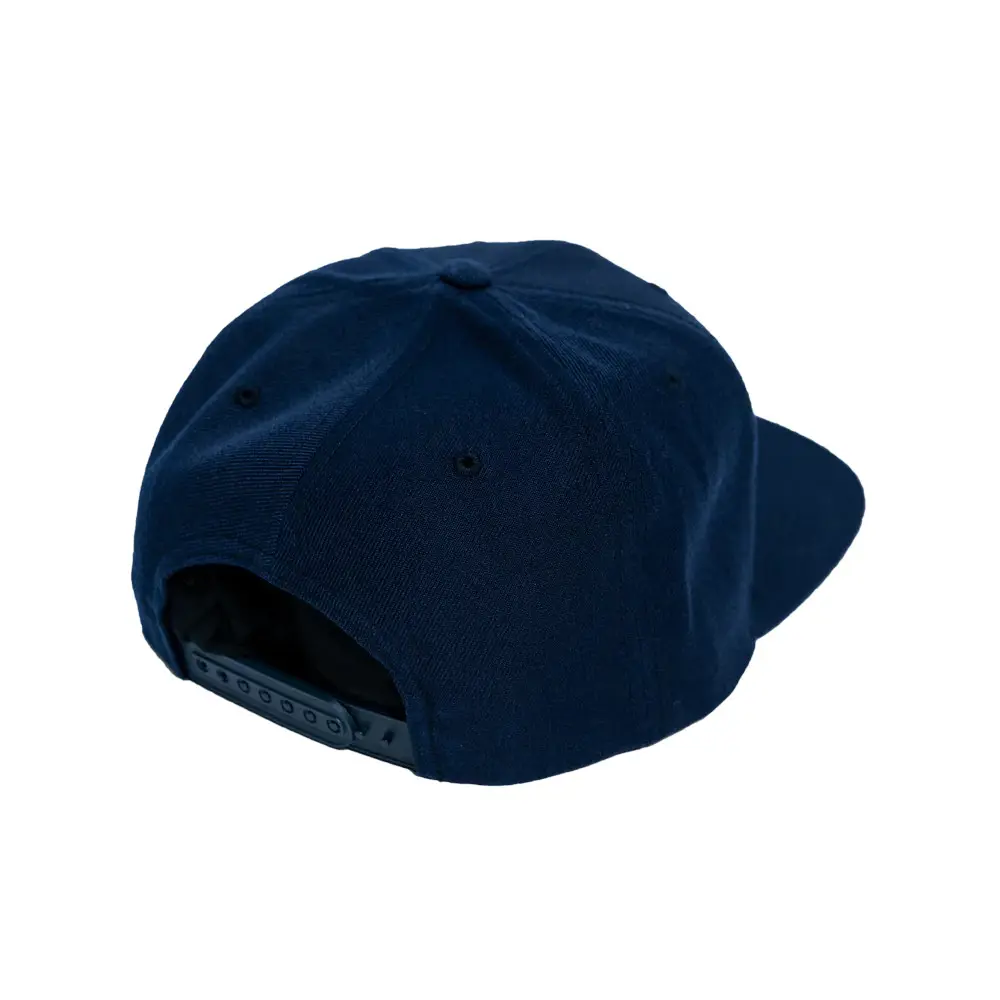 High Quality Custom Logo Wholesale Products Snapback Cap 2D Embroidery 6-Panel Flat Brim High Profile Adjustable Snapback Cap 2