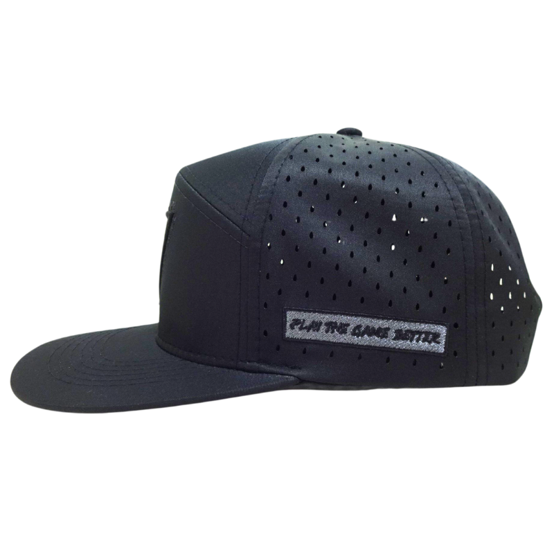 High Quality Custom Woven Patch Logo Snapback Hat Design Label Left Panel Laser Cut Back Cap Streetwear OEM Vietnam Headwear 3