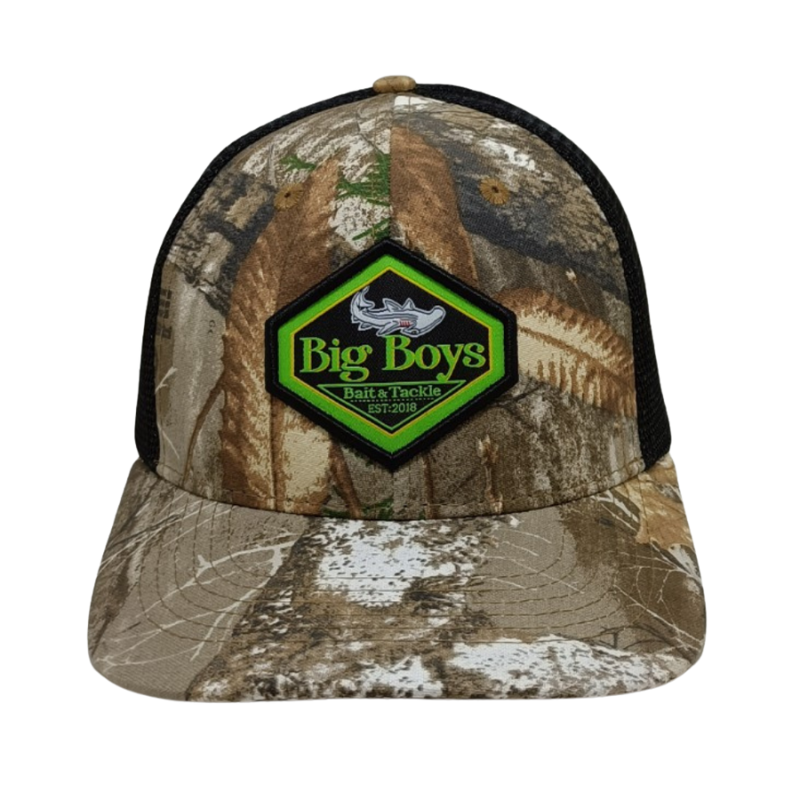 High Quality Custom Woven Patch Mesh Back Trucker Hat Vietnam Made Camouflage Style Gorras Curved Text Caps Outdoor Hunting L01 2