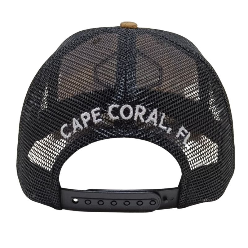 High Quality Custom Woven Patch Mesh Back Trucker Hat Vietnam Made Camouflage Style Gorras Curved Text Caps Outdoor Hunting L01 6