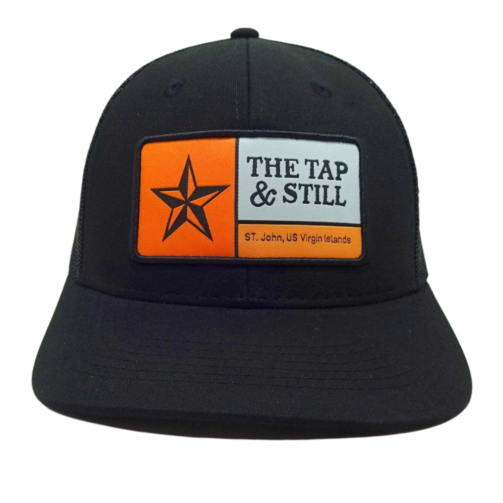 High Quality Custom Woven Patch Structured 6 Panel Trucker Black Mesh Single Breasted Buckle Unisex for Your Brand Promotion OEM 2