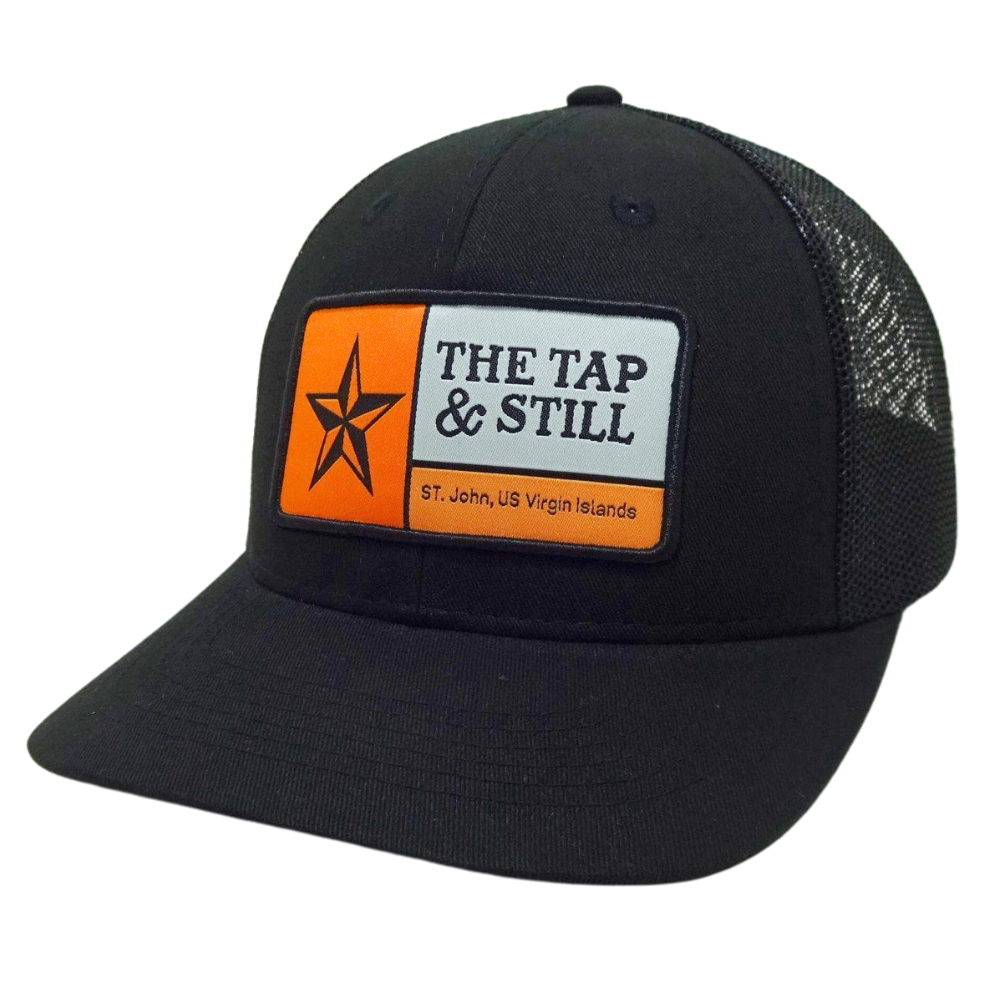 High Quality Custom Woven Patch Structured 6 Panel Trucker Black Mesh Single Breasted Buckle Unisex for Your Brand Promotion OEM 3