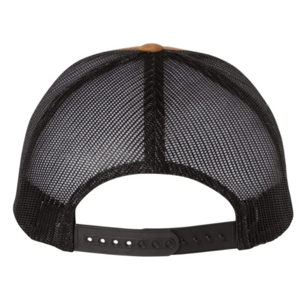High Quality Custom Y 6006 Trucker 6 Panel Retro Trucker Hat Camel/Black Mesh Breathable Adjustable Closure Snapback Closure OEM 6