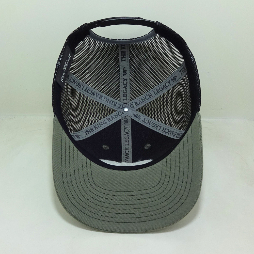 High Quality Customized Leather LogopBy Your Brand Cap Strucker Semi Curve Black Mesh Street Style OEM 5