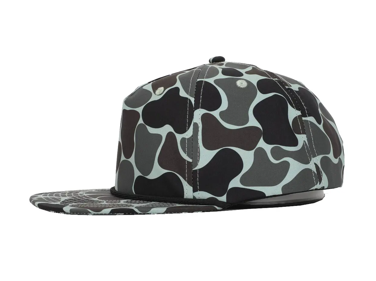 High Quality Ducks Camo Snapback Cap With Rope Wholesale Products Digital Printing Outdoor Fisherman Cap for Man Snapback Cap 3