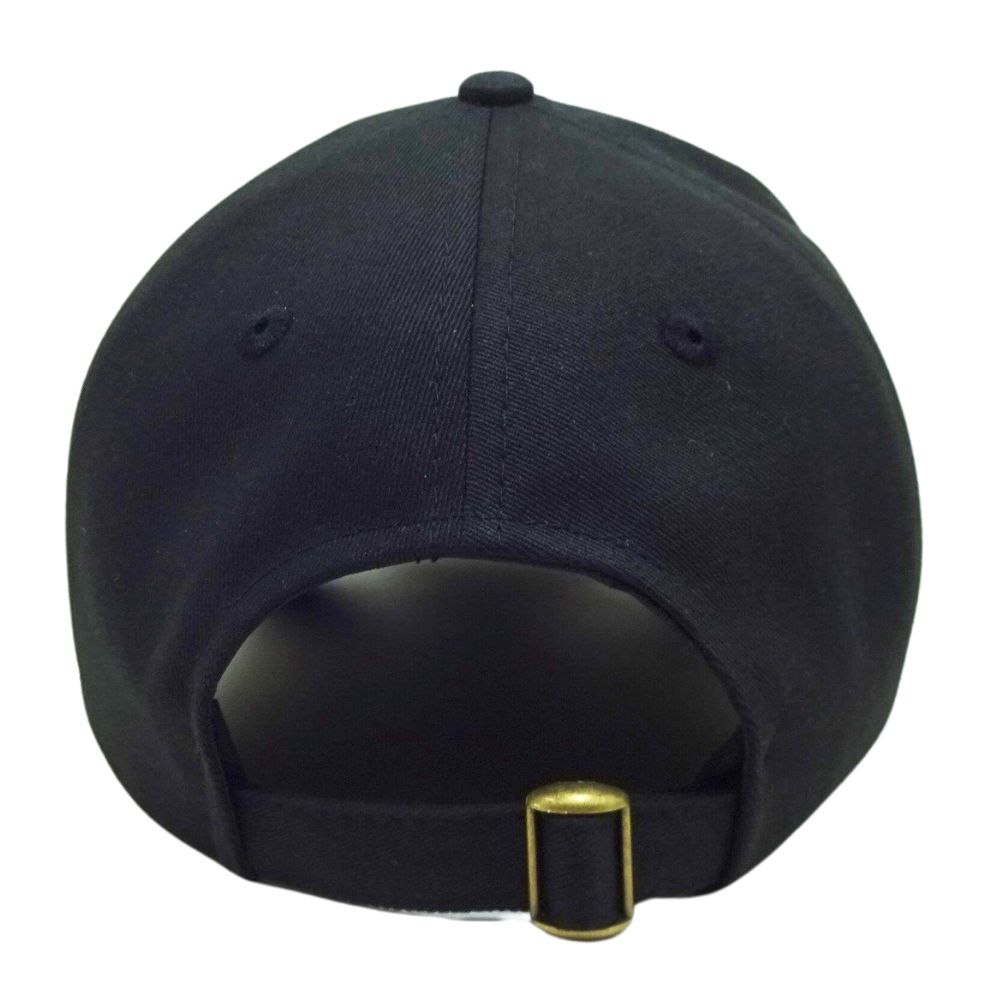 High Quality Factory 6 Panel Baseball Cap Mental Sunday Buckle Custom 3D Embroidery Logo Curved Brim Full Eyelets for Your Brand 7