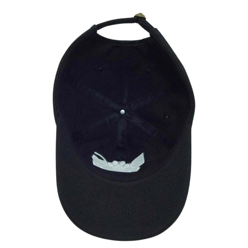 High Quality Factory 6 Panel Baseball Cap Mental Sunday Buckle Custom 3D Embroidery Logo Curved Brim Full Eyelets for Your Brand 6